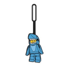 Lego Taschenanhanger mit Mann im Haikostum Бирка на сумке с мужчиной в костюме акулы