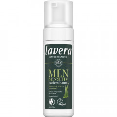 LAVERA Men sensitiv Rasierschaum, 150 ml, Лавера Пена для бритья для чувствительной мужской кожи, био-алоэ вера, 150 мл