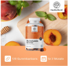 HealthyWorld Multivitamine, 120 Gummibonbons, Pfirsich Orange Brombeere, Жевательные пастилки Мультивитамины для взрослых Германия, 10 витаминов, хром и инозитол, без глютена, со вкусом персика, апельсина и ежевики, 120 шт