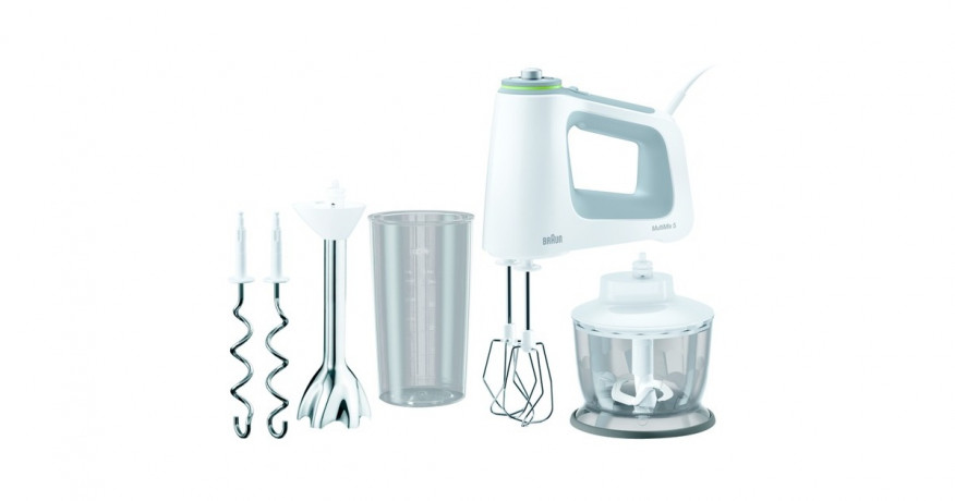 Braun Braun MultiMix 5 HM 5137, Handmixer weiss/grau  weiss/grau Braun MultiMix 5 HM 5137, ручной миксер белый/серый