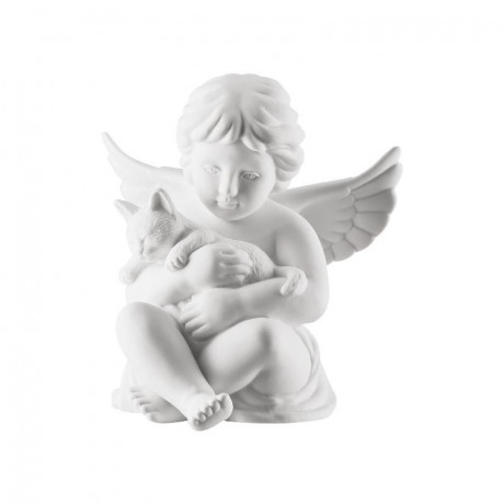 Rosenthal Rosenthal Engel mit Katze mittel weiss matt 10,5 cm Rosenthal ангел с кошкой средний белый матовый 10,5 см