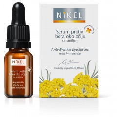 NIKEL Antifalten Augenserum Immortelle 10ml  Сыворотка против морщин вокруг глаз Бессмертник 10мл