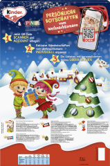 Ferrero Kinder Mix Adventskalender 2026 151 g, Ferrero Kinder Mix Адвент-календарь 2026, 151 г, 24 сладости