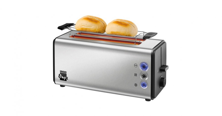 Unold Unold Toaster OnyxDuplex silber/schwarz, 1.400 Watt, fur 4 Scheiben Toast silber/schwarz Тостер Unold OnyxDuplex серебристый/черный, 1400 Вт, на 4 ломтика тостов