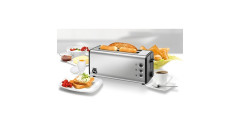 Unold Unold Toaster OnyxDuplex silber/schwarz, 1.400 Watt, fur 4 Scheiben Toast  silber/schwarz Тостер Unold OnyxDuplex серебристый/черный, 1400 Вт, на 4 ломтика тостов
