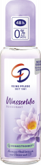 CD Deo Zerstaeuber Wasserlilie 75 ml, Дезодорант с помповым распылителем и водяной лилией, защита от запаха до 48 часов, 75 мл