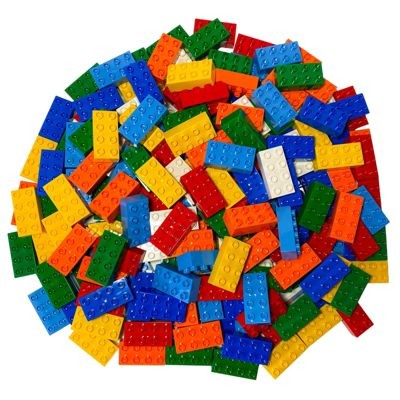 LEGO LEGO Duplo 2x4 Steine - 100 Stuck - Grundbausteine 3011 BRRANDNEU LEGO Duplo 2x4 Bricks — 100 шт. — Базовые строительные блоки 3011 СОВЕРШЕННО НОВЫЙ