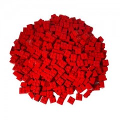 LEGO LEGO 2x2 Steine Rot  - 50x - Red bricks 3003 LEGO 2x2 Bricks Red - 50x - Красные кирпичи 3003