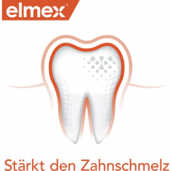 elmex Kariesschutz Zahnpasta Doppelpack, Зубная паста Kariesschutz для защиты от кариеса и реминерализации эмали, 2 × 75 мл