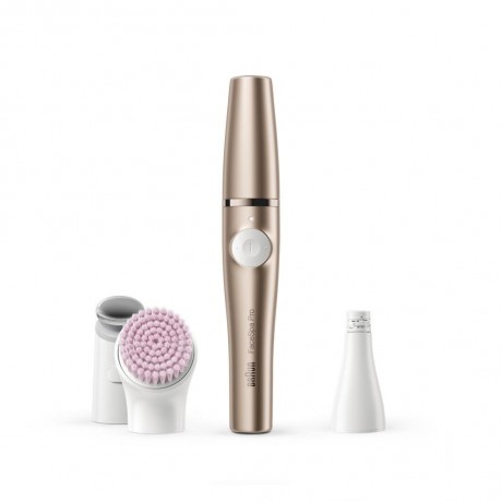 Braun FaceSpa Pro SE921 All-in-One Beauty-Gerat, Weiss/Bronze Косметическое устройство FaceSpa Pro SE921 «все в одном», белый/бронзовый