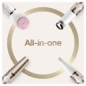 Braun FaceSpa Pro SE921 All-in-One Beauty-Gerat, Weiss/Bronze Косметическое устройство FaceSpa Pro SE921 «все в одном», белый/бронзовый