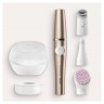 Braun FaceSpa Pro SE921 All-in-One Beauty-Gerat, Weiss/Bronze Косметическое устройство FaceSpa Pro SE921 «все в одном», белый/бронзовый