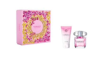 Versace Bright Crystal Geschenkset, Подарочный набор Версачи Туалетная вода спрей 30 мл + лосьон для тела 50 мл 