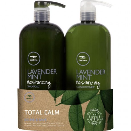 Paul Mitchell (Поль Митчелл)  Tea Tree Lavender Mint Save On Big Duo, Moisturizing Shampoo Шампунь против перхоти 1000 мл + Moisturinzing Conditioner1000 мл / 1 шт.