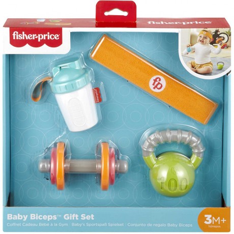 Mattel Fisher-Price Sportspass Rassel- und Beissringset Набор погремушек и прорезывателей Fisher-Price Sports Fun