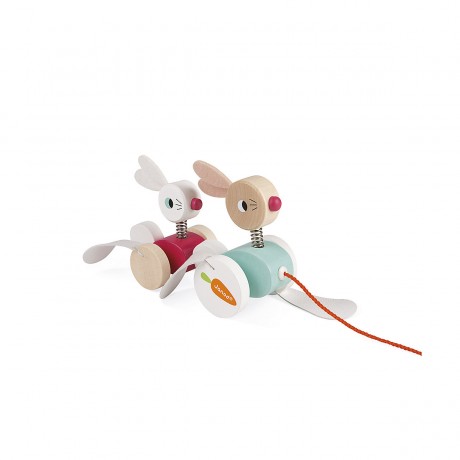 Janod Magnet-Angelspiel Holz Sardine In Blechdose Магнитная рыбалка Деревянная сардина в жестяной банке