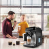 Philips Philips Kaffeevollautomat 3200 Serie EP3246/70 LatteGo, fur 5 Kaffeespezialitaten und anpassbarer Starke, silber schwarz Полностью автоматическая кофемашина Philips серии 3200 EP3246/70 LatteGo, для 5 сортов кофе и регулируемой крепости, серебрис