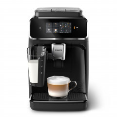 Philips Philips Kaffeevollautomat EP2331/10 2300 Series, 4 Kaffeespezialitaten, mit LatteGo-Milchsystem, Klavierlack-Schwarz  Полностью автоматическая кофемашина Philips EP2331/10 серии 2300, 4 сорта кофе, с молочной системой LatteGo, черный рояль