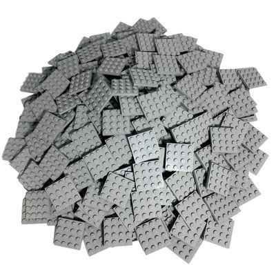 LEGO LEGO Hellgraue 4x4 Platten - flache Platten - Light Bluish Grey Plate 3031 Stuckzahl 500x LEGO Светло-серые пластины 4x4 - Плоские пластины - Светло-голубовато-серая пластина 3031 шт. 500x