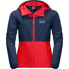 Jack Wolfskin Kinder Softshelljacke TURBULENCE (recycelt) Детская куртка софтшелл TURBULENCE (переработанная)