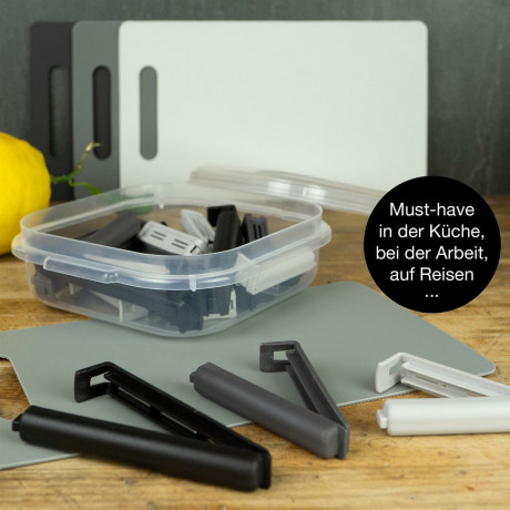 Moritz & Moritz Moritz & Moritz Verschlussclips 24-tlg. klar Зажимы Moritz & Moritz 24 шт.