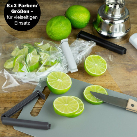 Moritz & Moritz Moritz & Moritz Verschlussclips 24-tlg. klar Зажимы Moritz & Moritz 24 шт.