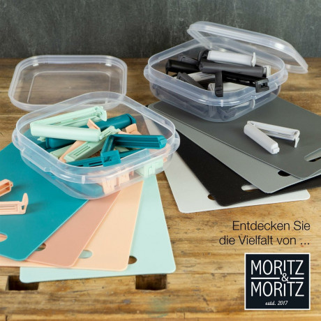 Moritz & Moritz Moritz & Moritz Verschlussclips 24-tlg. klar Зажимы Moritz & Moritz 24 шт.