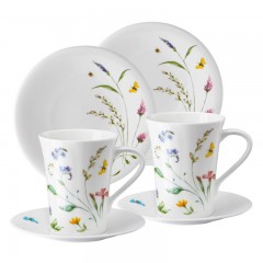 Hutschenreuther Hutschenreuther Nora Spring Vibes Set 6-tlg. fur 2 Personen mit Becher Набор Hutschenreuther Nora Spring Vibes, 6 предм. на 2 персоны с кружкой