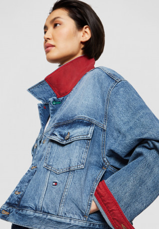 Tommy Hilfiger TOMMY HILFIGER X SHAWN MENDES Denim jacket hero indigo TOMMY HILFIGER X SHAWN MENDES Джинсовая куртка герой индиго