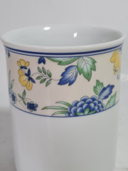 Кружка винтажная Hutschenreuther с ботаническим принтом, фарфор, 2 шт., 10.5 см, Германия, 1980-90гг.