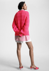 Tommy Hilfiger CREW NECK  Jumper bright cerise pink КРУГЛЫЙ ВЫРЕЗ джемперы ярко-вишнево-розовый