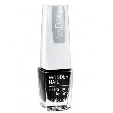 Лак для ногтей Isadora Wonder Nail, оттенок 191 Black Lacquer