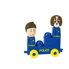 Tutor Blocks Meine ersten Magnetbausteine Polizei Мои первые магнитные строительные блоки полиции