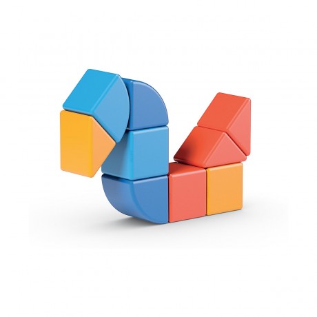 Geomag Geomag Magicube 3 Shapes Recycled Animals 9 Teile Geomag Magicube 3 формы переработанных животных 9 штук