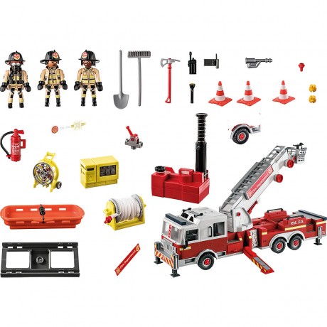 PLAYMOBIL PLAYMOBIL 70935 Feuerwehr-Fahrzeug: US Tower Ladder PLAYMOBIL 70935 Пожарная машина: лестница на башню США