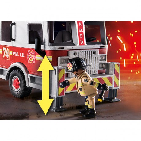 PLAYMOBIL PLAYMOBIL 70935 Feuerwehr-Fahrzeug: US Tower Ladder PLAYMOBIL 70935 Пожарная машина: лестница на башню США