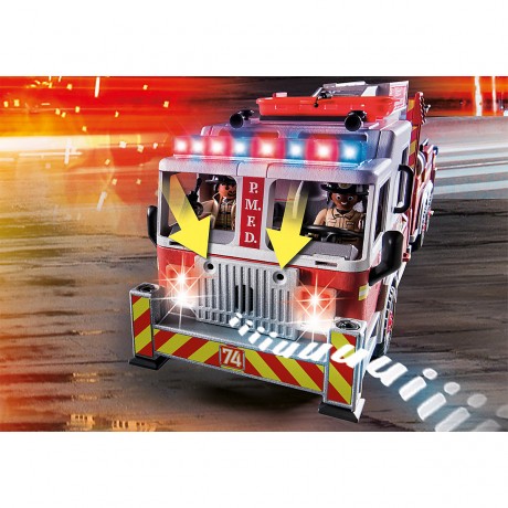 PLAYMOBIL PLAYMOBIL 70935 Feuerwehr-Fahrzeug: US Tower Ladder PLAYMOBIL 70935 Пожарная машина: лестница на башню США