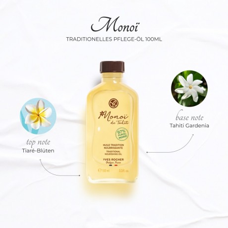 Yves Rocher Traditionelles Pflege-Ol Monoi 125 ml Масло монои для традиционного ухода
