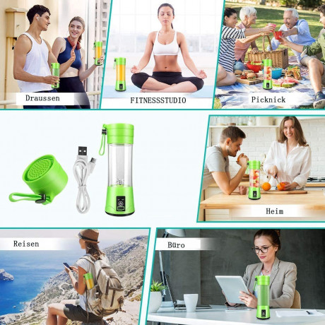 FeelGlad FeelGlad Smoothie-Maker Blender Mixer,Mixer Smoothie Maker,Mixer Klein FeelGlad Smoothie Maker Миксер-блендер, Миксер Smoothie Maker, Маленький миксер