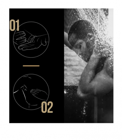 AXE 3-in-1 Duschgel & Shampoo Dark Temptation XL 400ml, Питательный Гель для душа и шампунь 3-в-1 Dark Temptation для тела, лица и волос с cочетанием Темного Шоколада и Перца и Пряным Ароматом, 400 мл