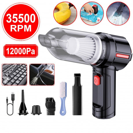 Yoyaxi Yoyaxi Akku-Handstaubsauger Auto-Staubsauger, 50,00 W, 12000PA Leistungsstarke Absaugung,3 IN 1 Staubsauger,2000mah  Беспроводной ручной пылесос Yoyaxi, автомобильный пылесос, 50,00 Вт, мощное всасывание 12000 Па, пылесос 3 В 1, 2000 мАч