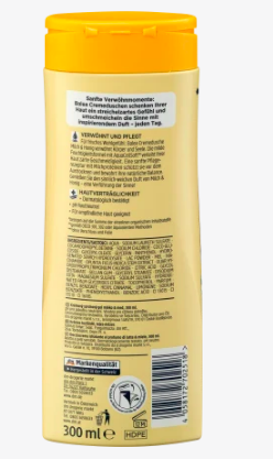 Balea Cremedusche Milch & Honig Балеа Крем для ванны и душа, Молоко и Мед, 300 мл