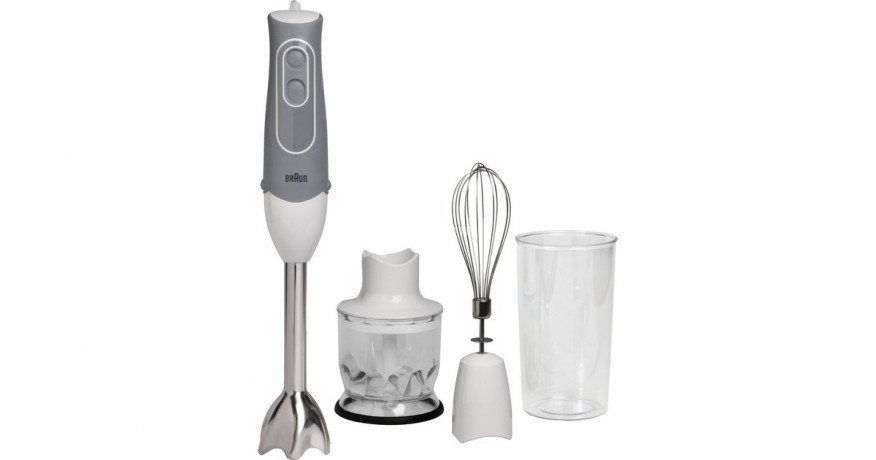 Braun Braun MultiQuick MQ 525 Omelette, Stabmixer grau/weiss  grau/weiss Braun MultiQuick MQ 525 Omelette, погружной блендер серый/белый