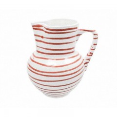 Gmundner Keramik Gmundner Keramik Rotgeflammt Krug Wiener Form 1 L / h: 8,8 cm Керамический кувшин Gmundner с красным пламенем венской формы 1 л / высота: 8,8 см