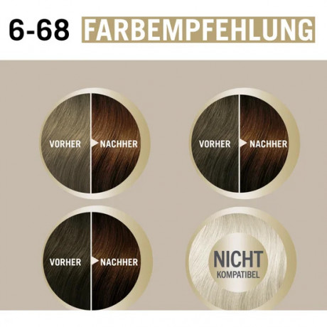 Schwarzkopf Creme Supreme Pflegende Coloration 6-68 Helles Karamellbraun, 1 St., Schwarzkopf Creme Supreme стойкая крем-краска для волос 6-68 Светлый карамельно-коричневый, 1 шт.