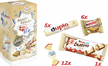 Ferrero Kinder & Co White Adventskalender 2026 263 g, Ferrero Kinder & Co White Настольный адвент-календарь 2026, 263 г, 24 сладости
