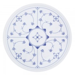 Kahla Kahla Blau Saks - Indisch Blau - Stohblumenmuster Platte / Tortenplatte 31 cm Kahla Blue Saks - Indian Blue - Тарелка с узором из соломенных цветов / Тарелка для торта 31 см