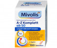 Mivolis A-Z Komplett ab 50 Tabletten Дас Гезунде Плюс, Комплексные витамины против старения От А до Z Komplett, для людей старше 50 лет, 100 шт