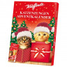 Küfferle Katzenzungen Adventskalender 2026, Адвент-календарь 2026 Küfferle Katzenzungen с молочным шоколадом, викториной и мемори, 100 г