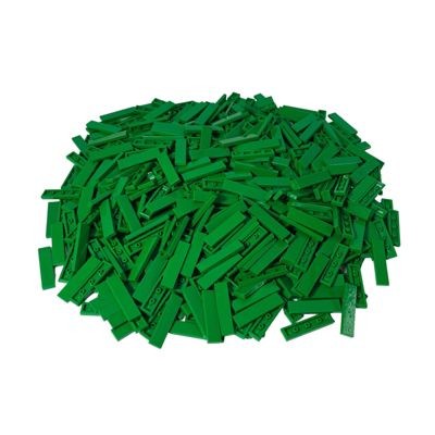 LEGO LEGO 1x4 Fliesen grun - 250 Stuck - dark green - 2431 Плитки LEGO 1x4 зеленые - 250 штук - темно-зеленые - 2431